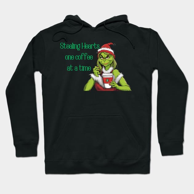 Girl grinch coffee Hoodie by blaurensharp00@gmail.com